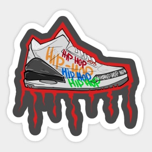 Hip Hop Jordan Shoes Sticker